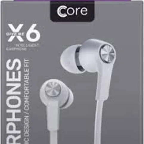 Core X6 Earphones White