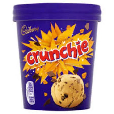 Cadbury Crunchie Ice Cream Tub 480ml