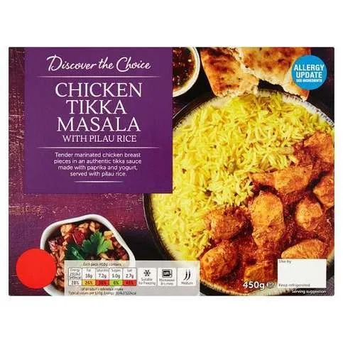 Jacks Chicken Tikka Masala With Pilau Rice 450g
