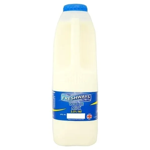 Freshways Whole Milk 3L