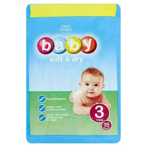 Huggies Size 3 Nappies 18 Pack