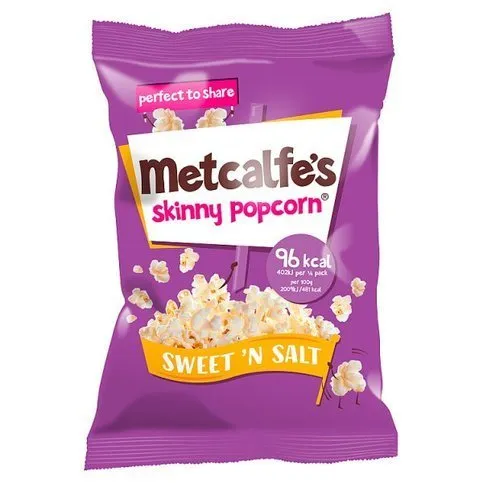 Metcalfe's Sweet N Salted Popcorn 80g