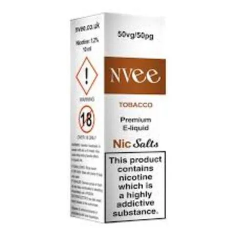 Nvee Nic Salts 9mg Tobacco
