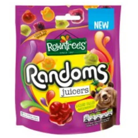 Rowntree's Randoms Juicers Sweets Sharing Bag 140g