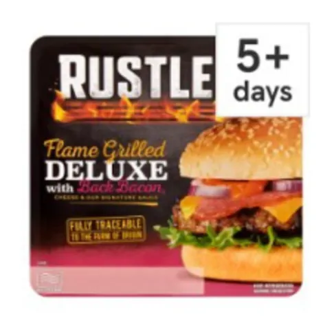Rustlers The Deluxe Bacon Cheeseburger 191g