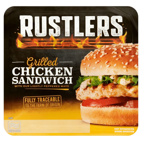 Rustlers The Grilled Chicken Sandwich 150g