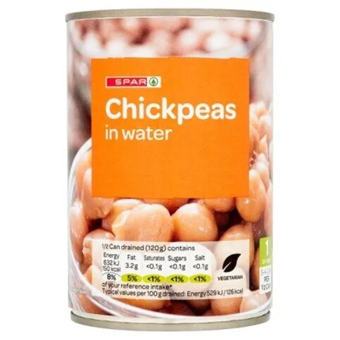 Spar Chickpeas 409g