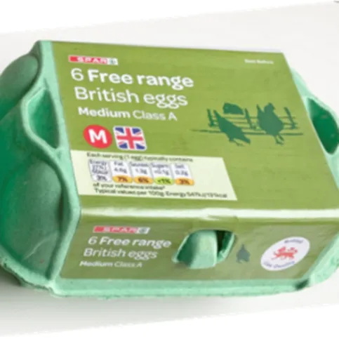 Spar Free Range Eggs Medium 6 Pack