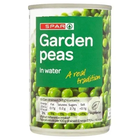 Spar Garden Peas 300g