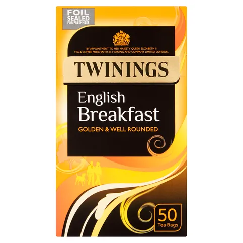 Twinings 50 English Breakfast Tea Bags 125g