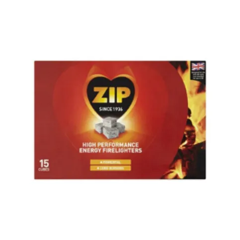 Zip High Performance Energy Firelighters 15 Cubes