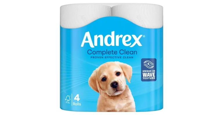 Andrex Complete Clean Toilet Tissue 4 roll