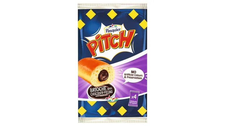 Brioche Pasquier Pitch Chocolate Flavour Filled Brioche 4 X 38.75g (155G) (406984)